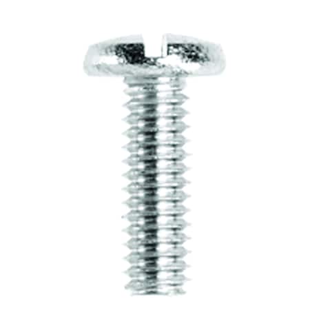 Danco Danco No. 8-32 X 1/2 in. L Slotted Binding Head Chrome-Plated Brass Faucet Handle Screw 1 pk 35647B